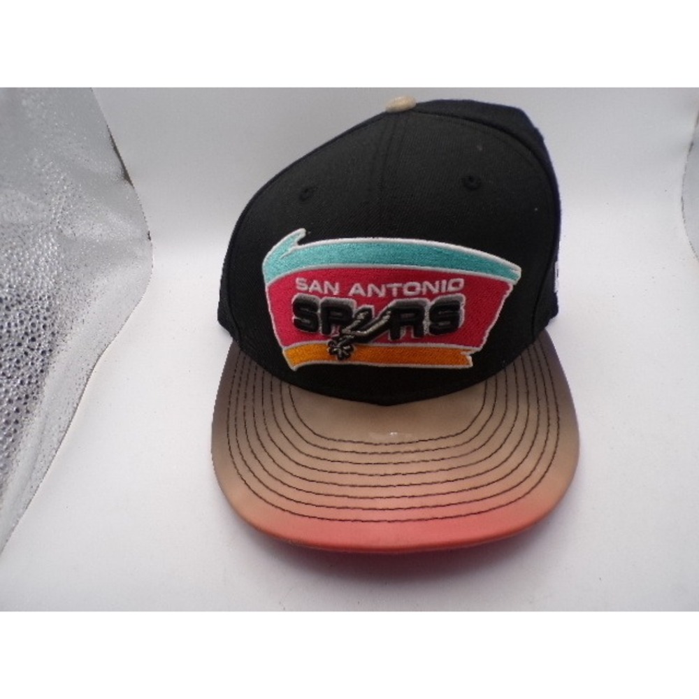 San Antonio Spurs New Era 9FIFTY Snapback Hat Black Pink Gradient Fiesta NBA Cap